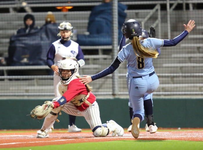 Montgomery Lake Creek Allen Texas softball Allen Tournament 022323 Brian McLean 18